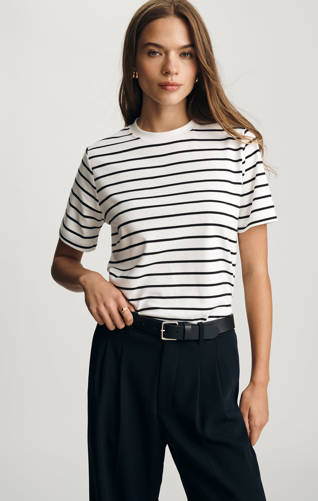 CLASSIC LEATHER BELT IN BLACK - Mavi Jeans