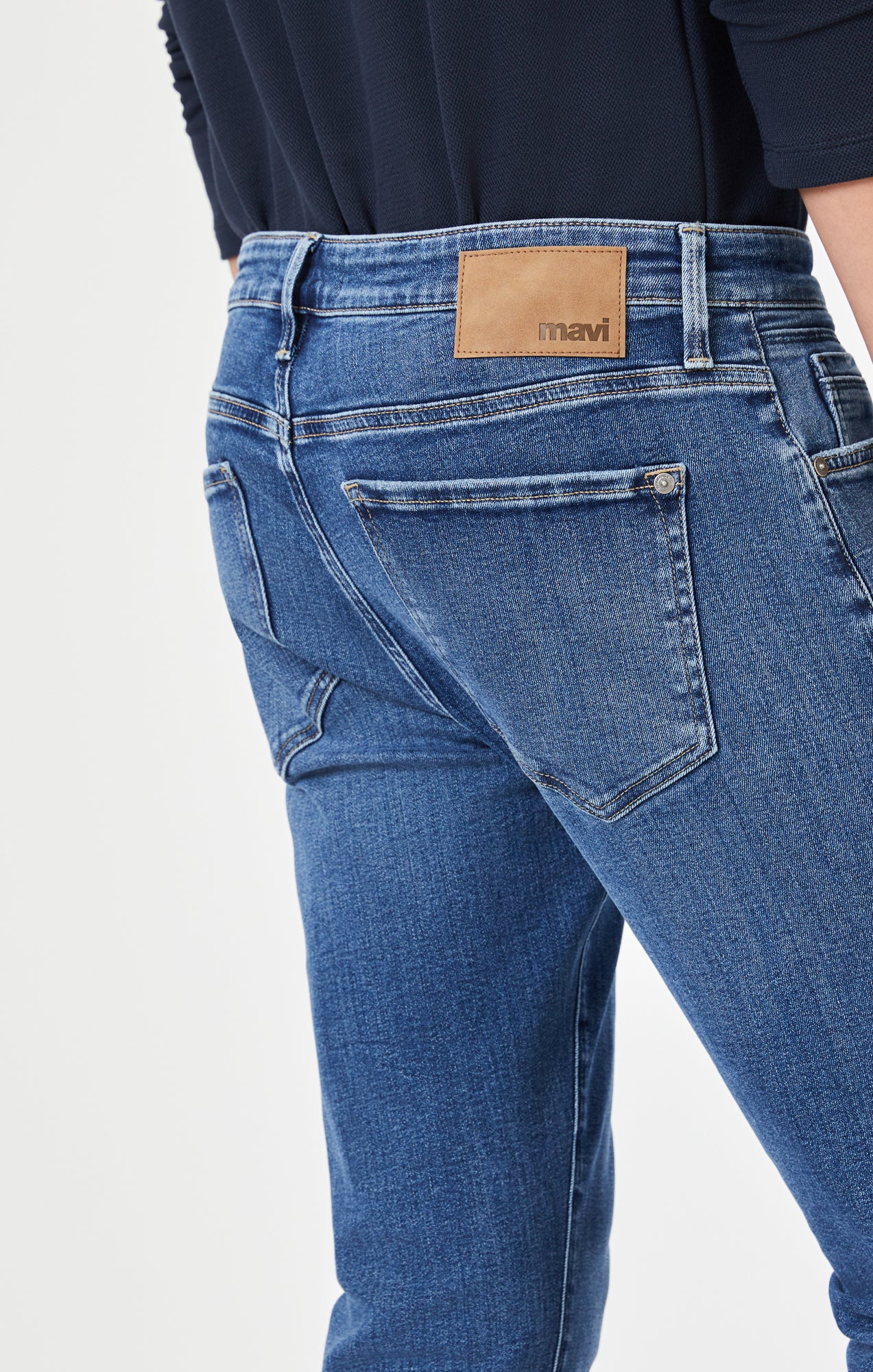 ZACH STRAIGHT LEG IN OCEAN ORGANIC VINTAGE - Mavi Jeans
