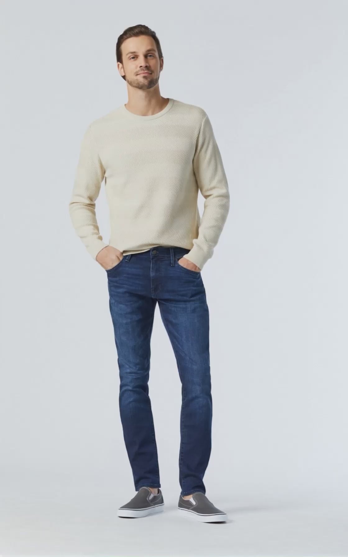 JAKE SLIM LEG IN DARK TONAL NASHVILLE - Mavi Jeans