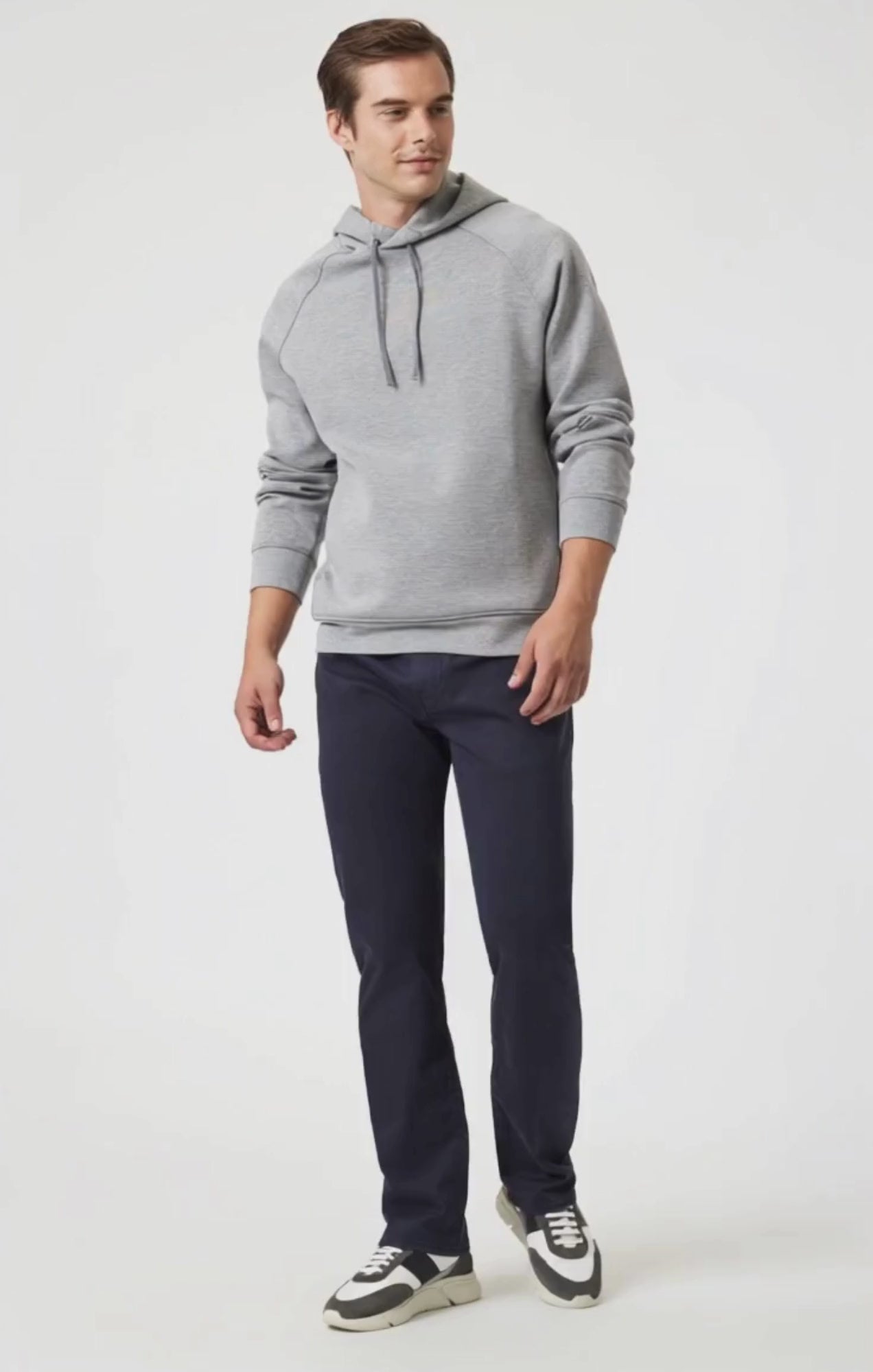 ZACH STRAIGHT LEG IN DARK NAVY CASUAL TWILL - Mavi Jeans