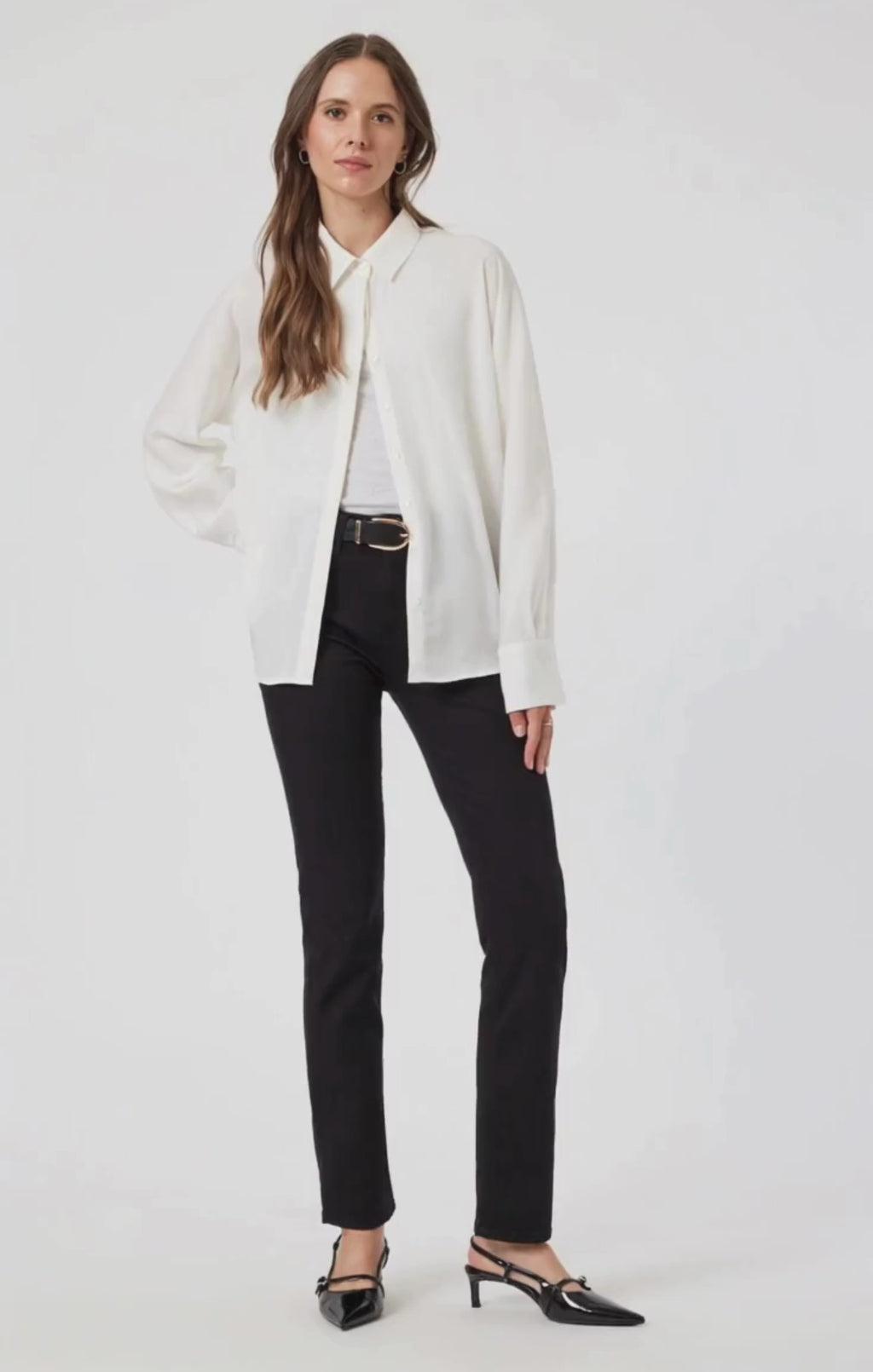 KENDRA STRAIGHT LEG IN BLACK FEATHER BLUE - Mavi Jeans