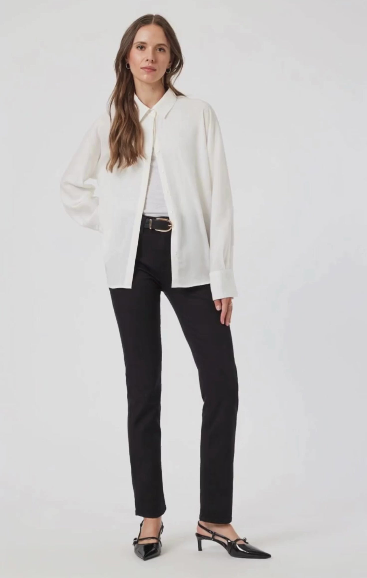 KENDRA STRAIGHT LEG IN BLACK FEATHER BLUE - Mavi Jeans