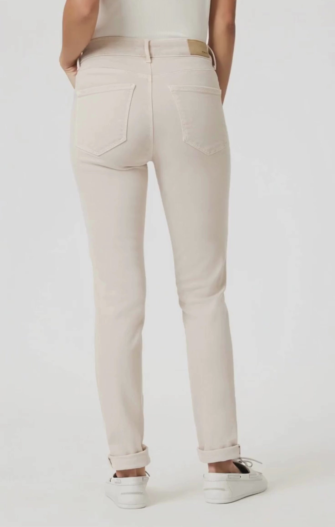 KATHLEEN SLIM BOYFRIEND IN BEIGE FLEX BLUE - Mavi Jeans