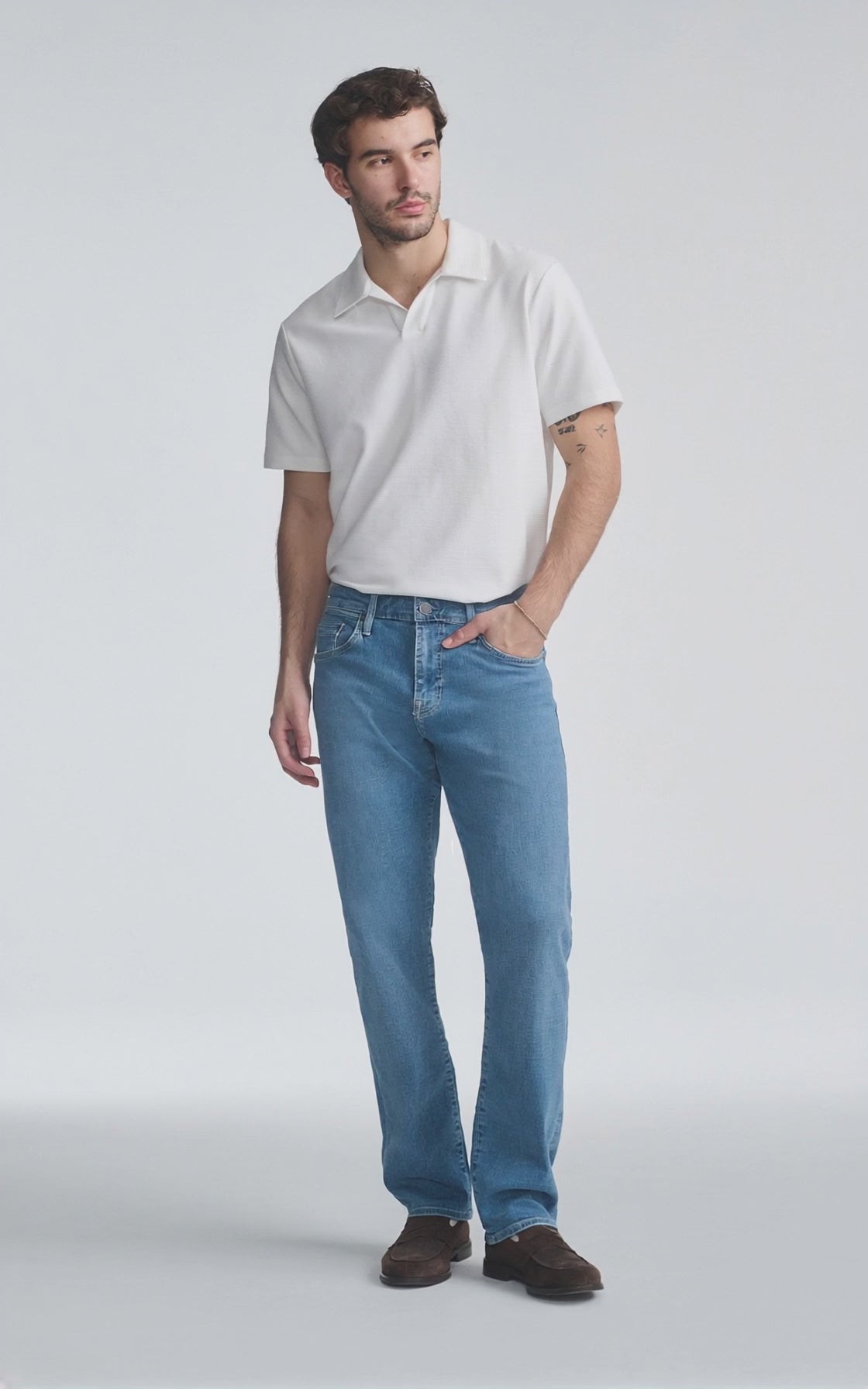 MATT RELAXED STRAIGHT LEG IN OCEAN BRUSHED ORGANIC VINTAGE - Mavi Jeans