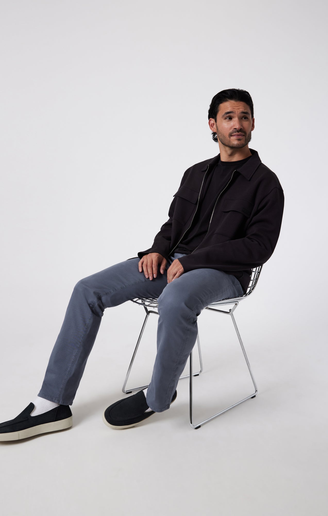 ZACH STRAIGHT LEG IN INDIGO CASUAL TWILL - Mavi Jeans