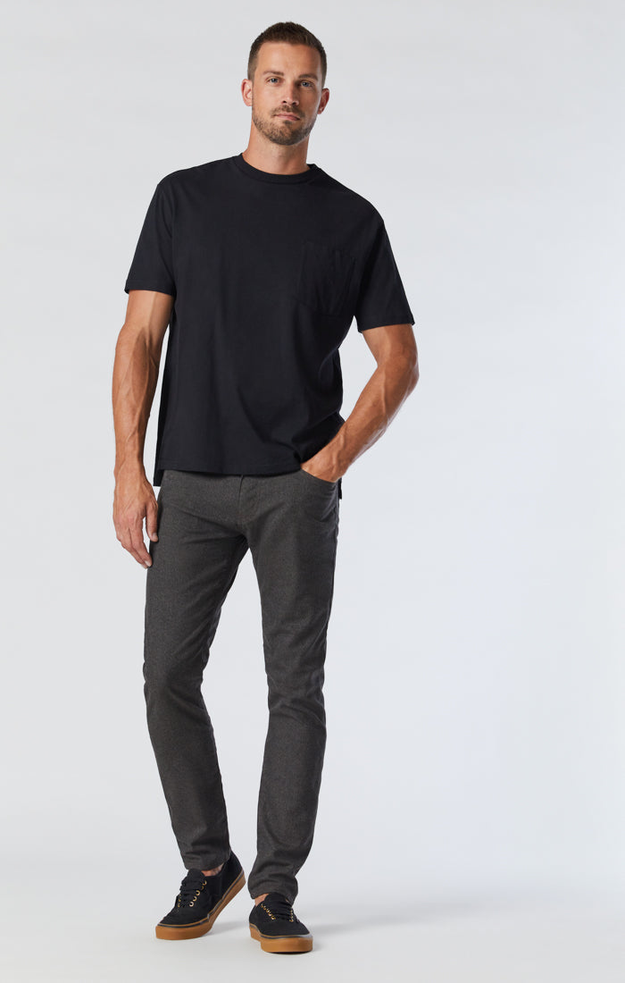 MARCUS SLIM STRAIGHT LEG IN BROWN FEATHER TWEED - Mavi Jeans