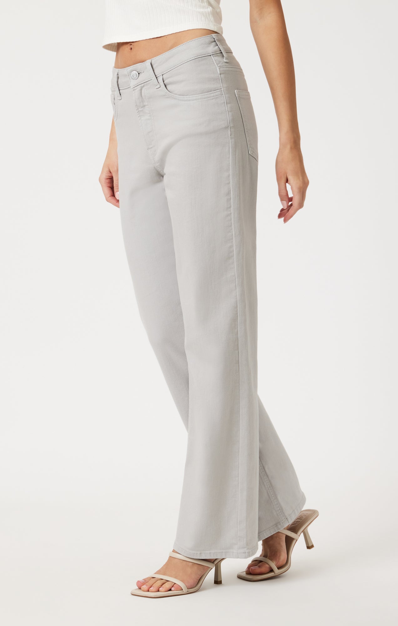 ALENA WIDE LEG IN MIRAGE GRAY FLEX BLUE - Mavi Jeans