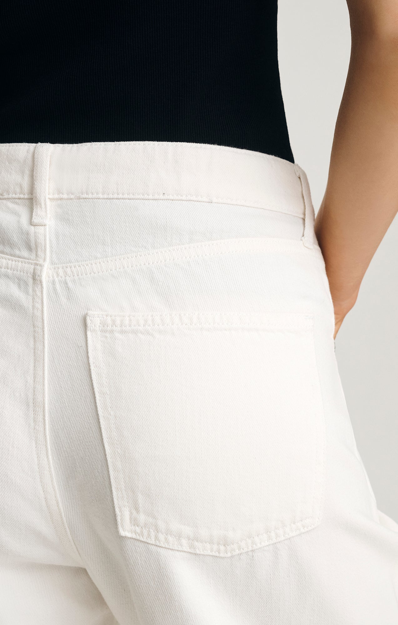 NELLA WIDE LEG IN OFF WHITE WELL BLUE - Mavi Jeans