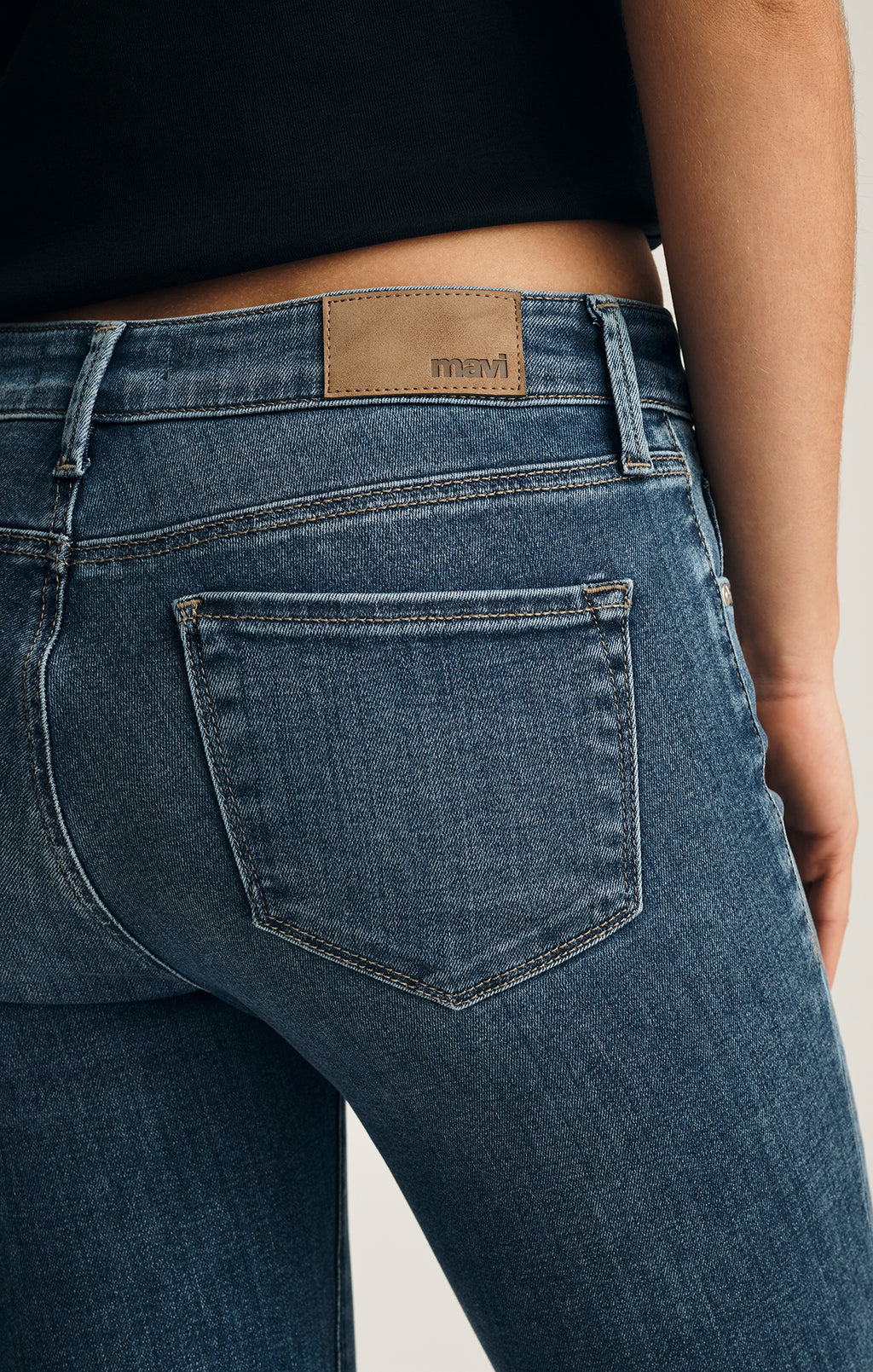 ADRIANA SKINNY IN MID BRUSHED SUPERSOFT - Mavi Jeans