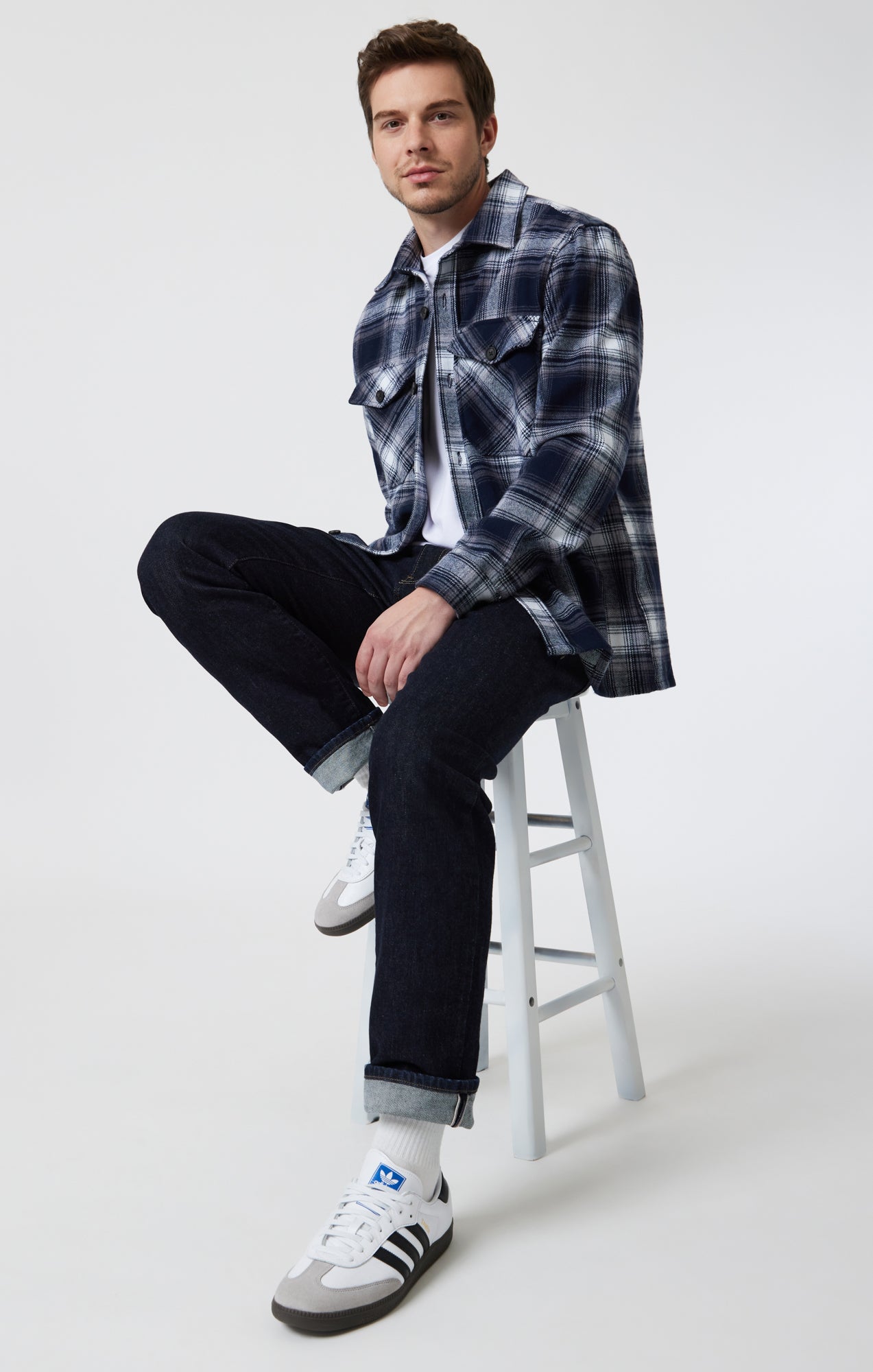 MARCUS SLIM STRAIGHT LEG IN DEEP SELVEDGE - Mavi Jeans