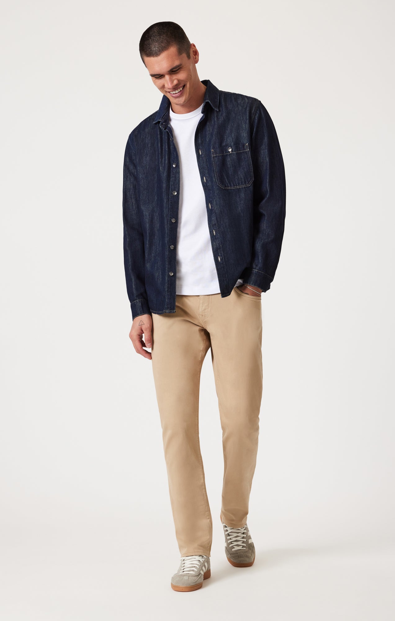 ZACH STRAIGHT LEG IN CASHEW TWILL - Mavi Jeans