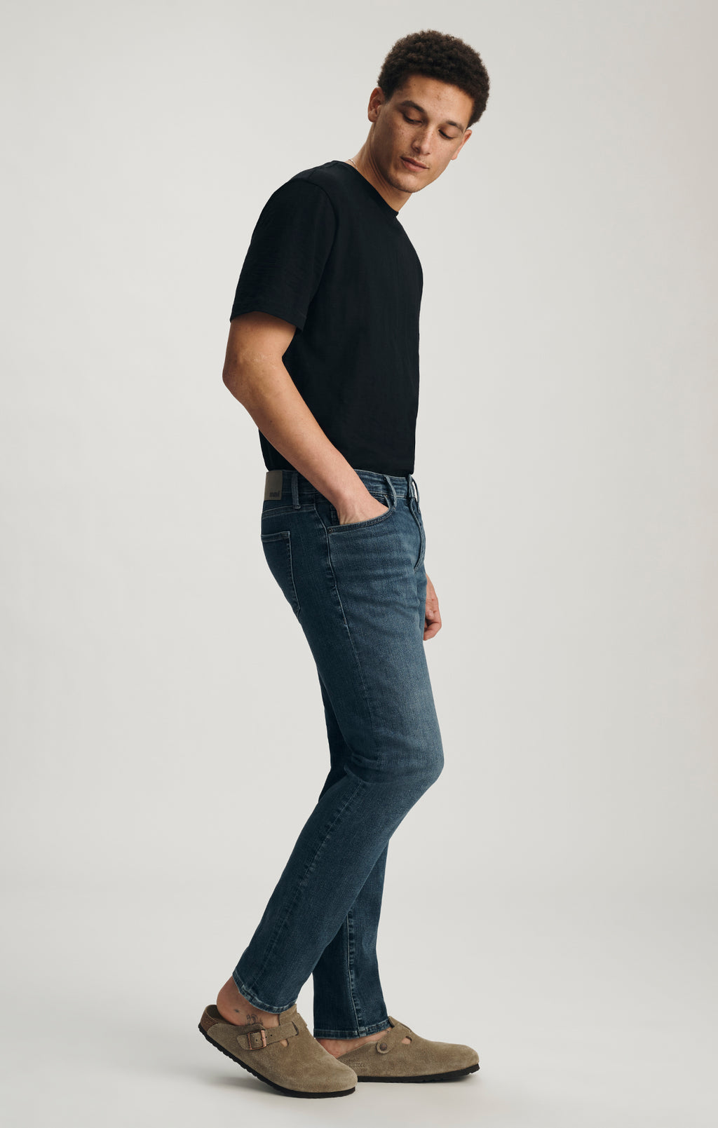 JAKE SLIM LEG IN DARK USED ORGANIC VINTAGE - Mavi Jeans