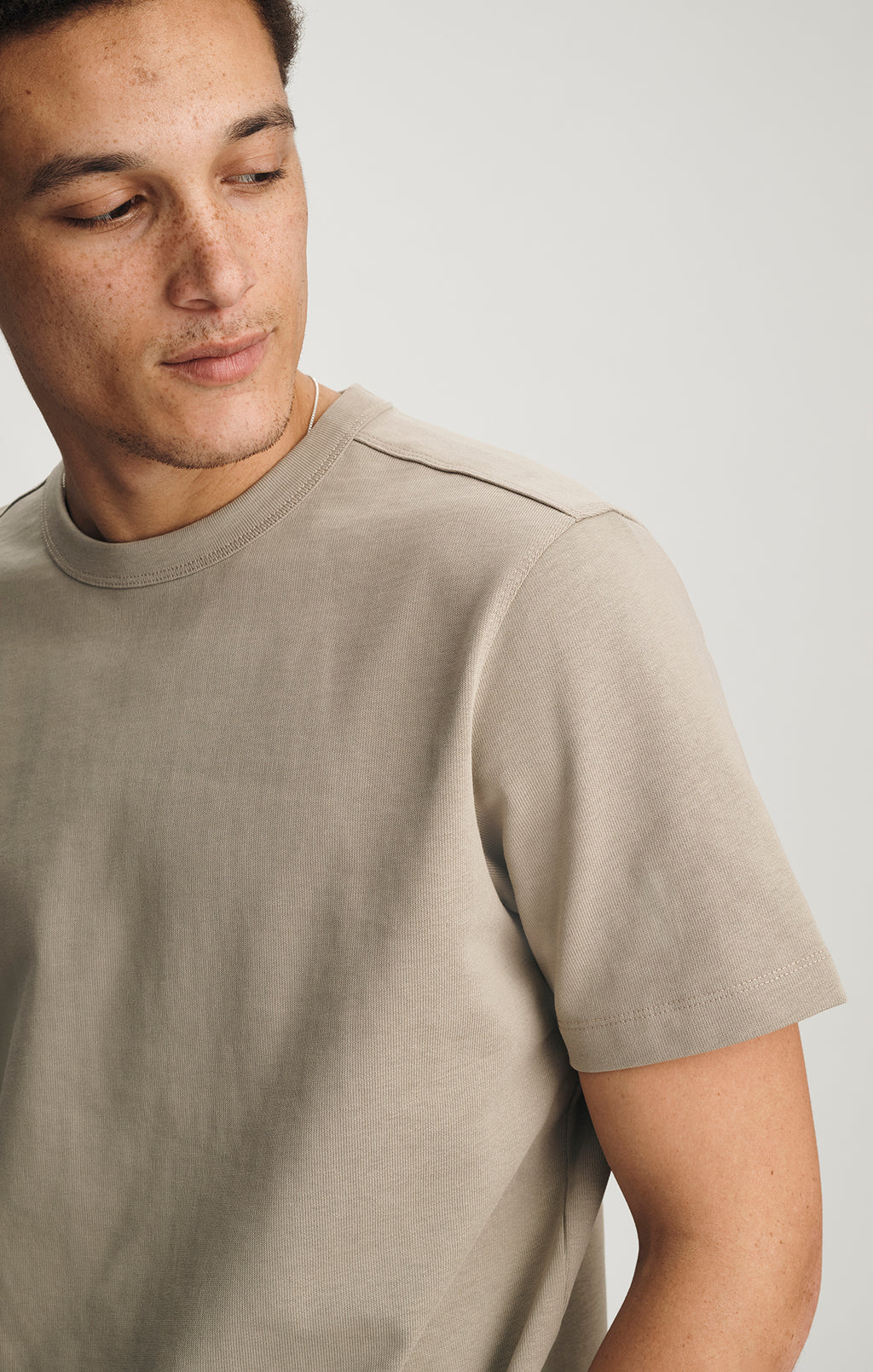 HERITAGE CREW NECK T-SHIRT IN SENECA ROCK - Mavi Jeans