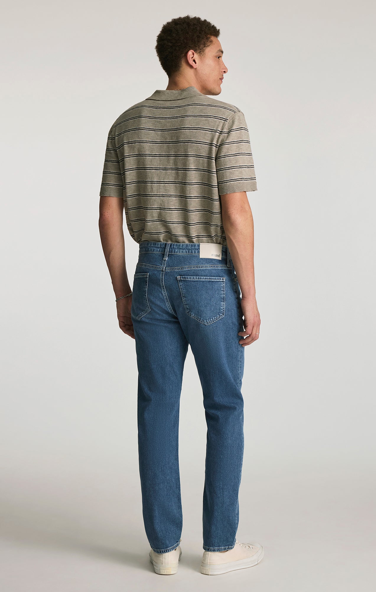 Mavi Men's Zach Straight Leg In Mid Ocean Blue – Mavi Jeans