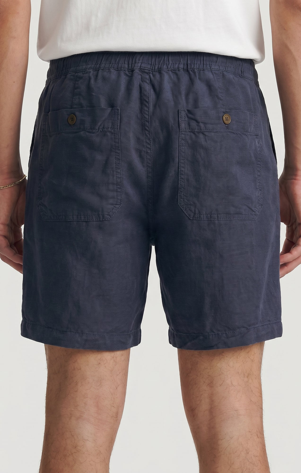 Mavi Men's Daxon Shorts In Navy Linen – Mavi Jeans