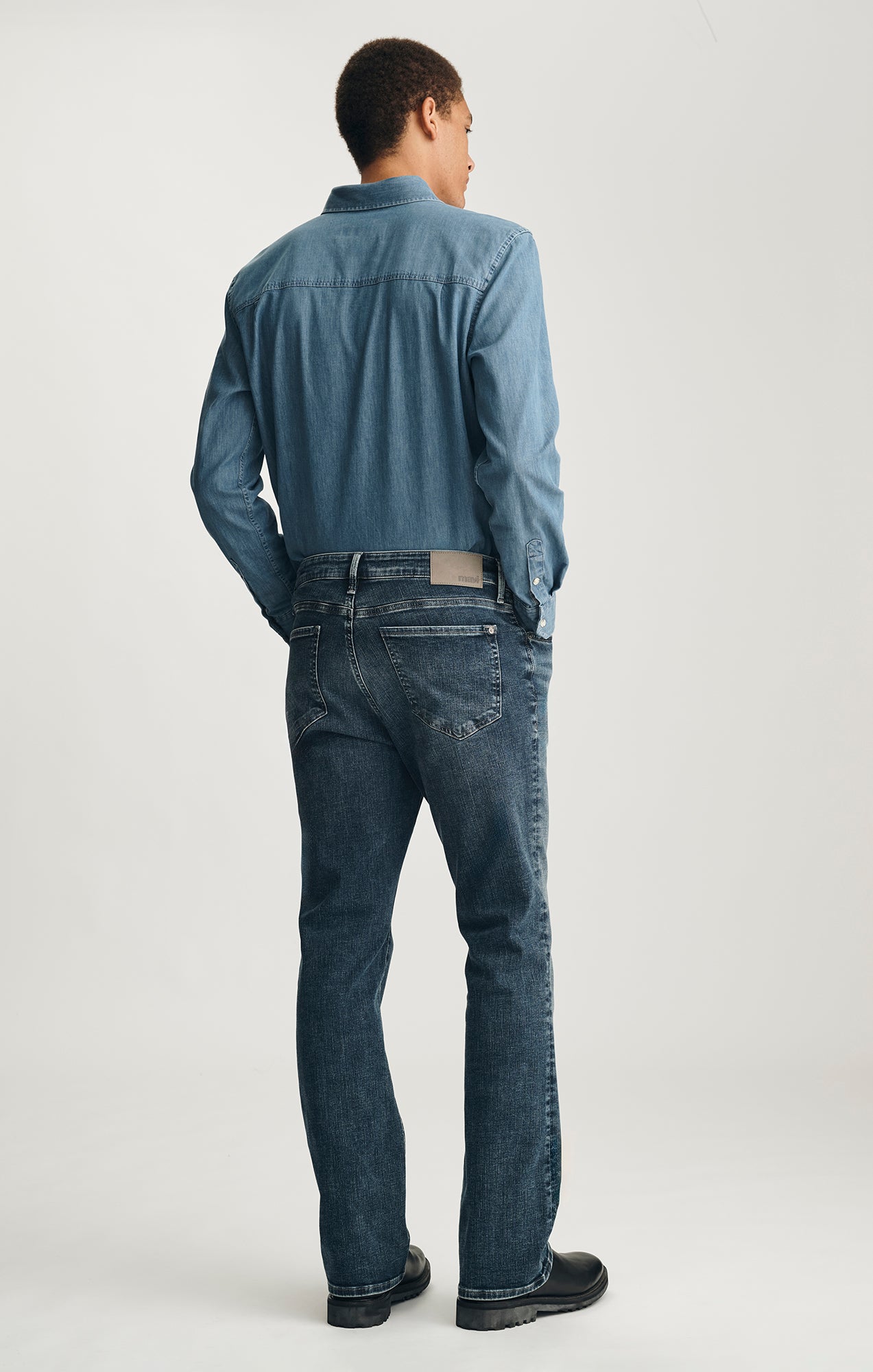 Mavi Men's Long Sleeve Button-Up Shirt In Light Blue Mavi Men's Long Sleeve Button-Up Shirt In Light Blue