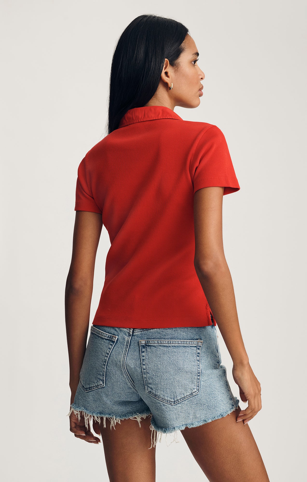 POLO T-SHIRT IN RED - Mavi Jeans