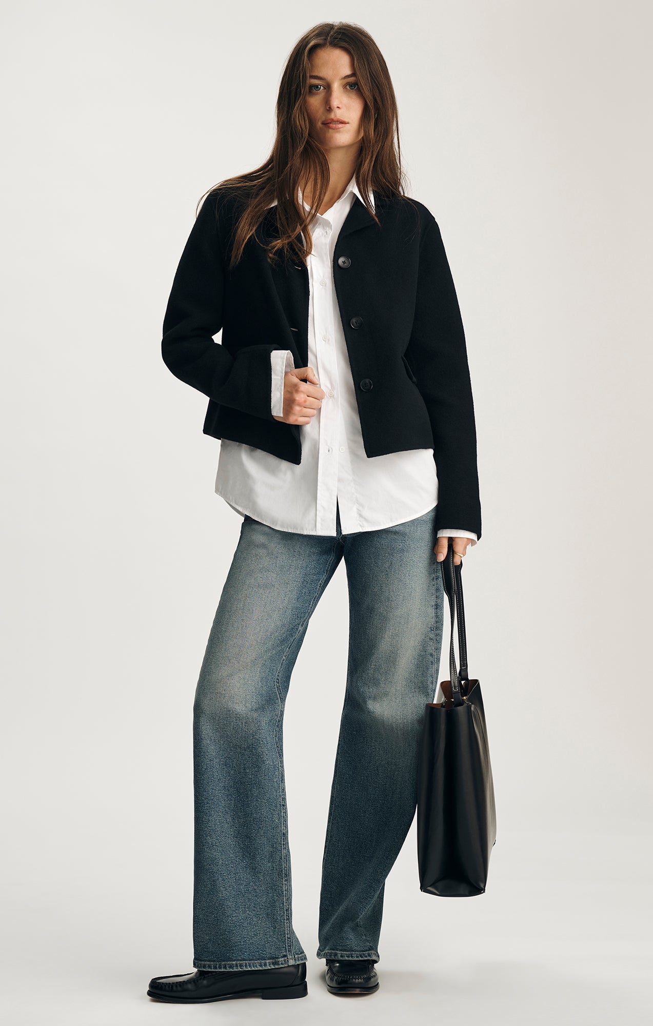 EDITION STRUCTURED JACKET IN BLACK