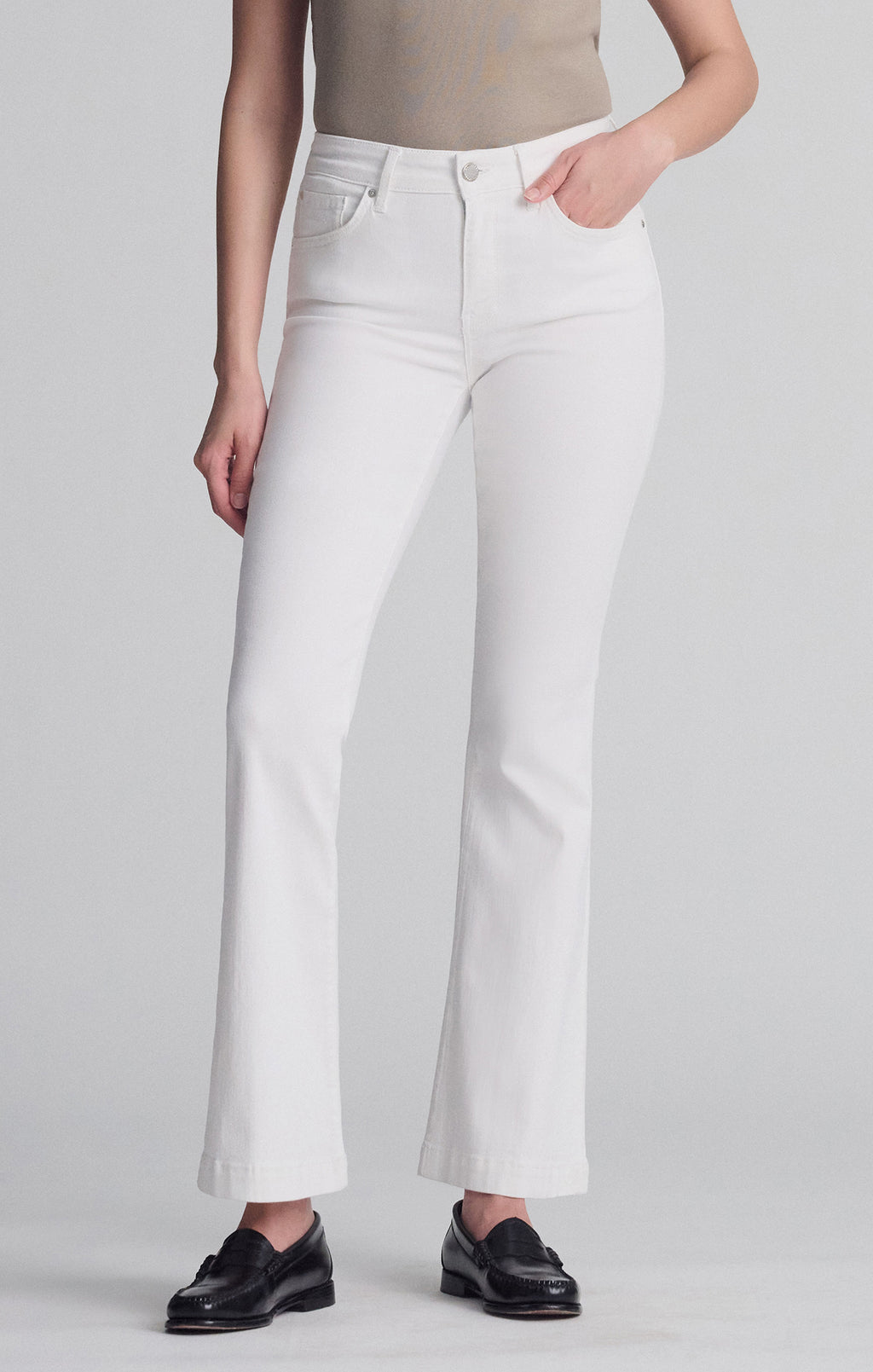 SYDNEY FLARE IN WHITE FEATHER BLUE - Mavi Jeans