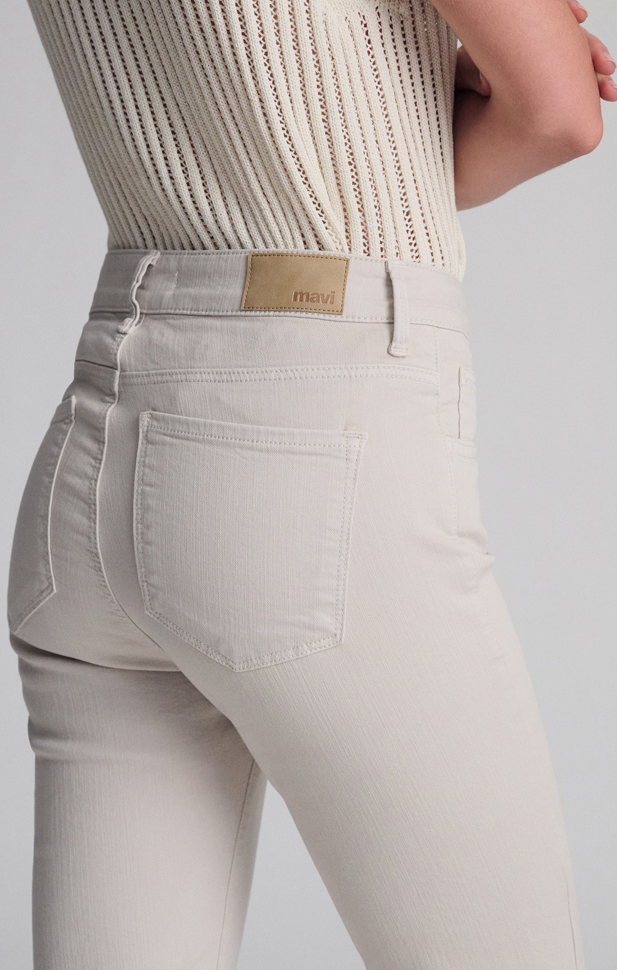 ANIKA CROPPED FLARE IN FROST FLEX BLUE - Mavi Jeans