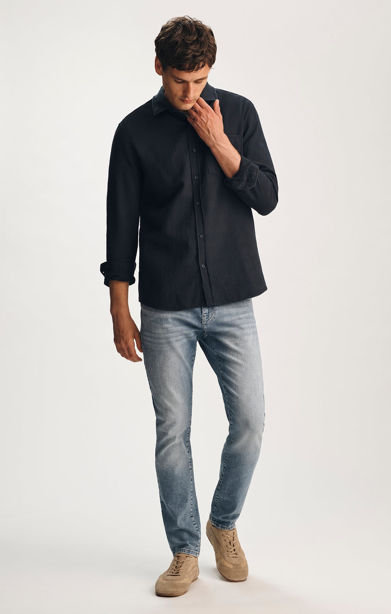 ONE POCKET BUTTON-UP SHIRT IN SKY CAPTAIN - Mavi Jeans