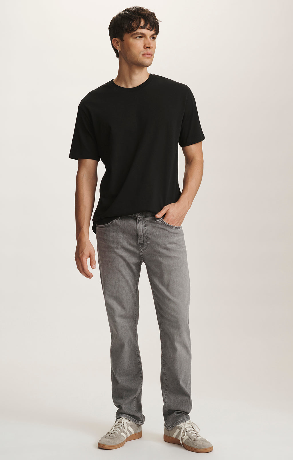ZACH STRAIGHT LEG IN LIGHT SMOKE SUPERMOVE - Mavi Jeans