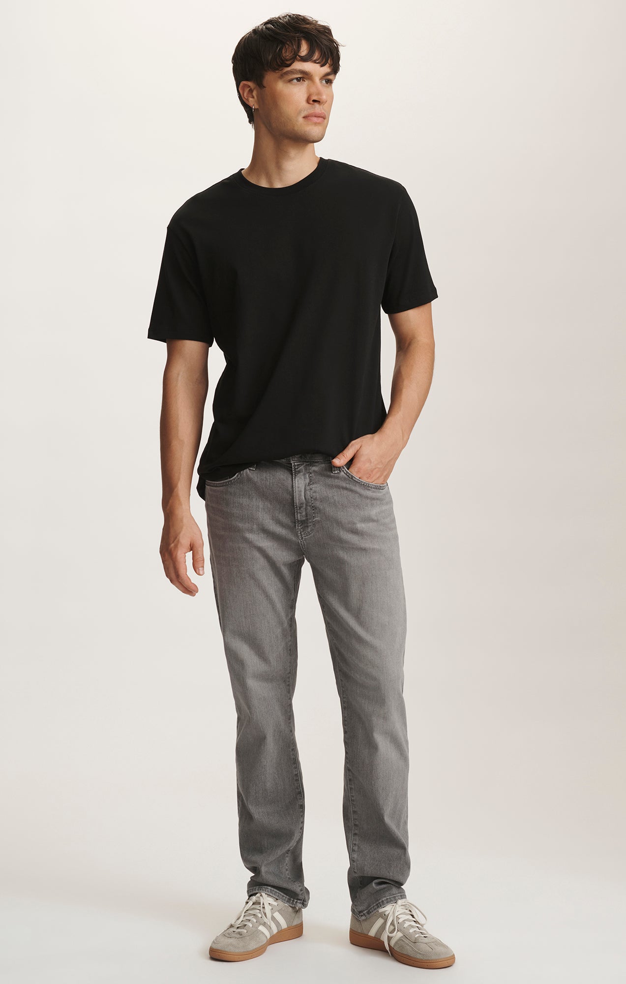 ZACH STRAIGHT LEG IN LIGHT SMOKE SUPERMOVE - Mavi Jeans