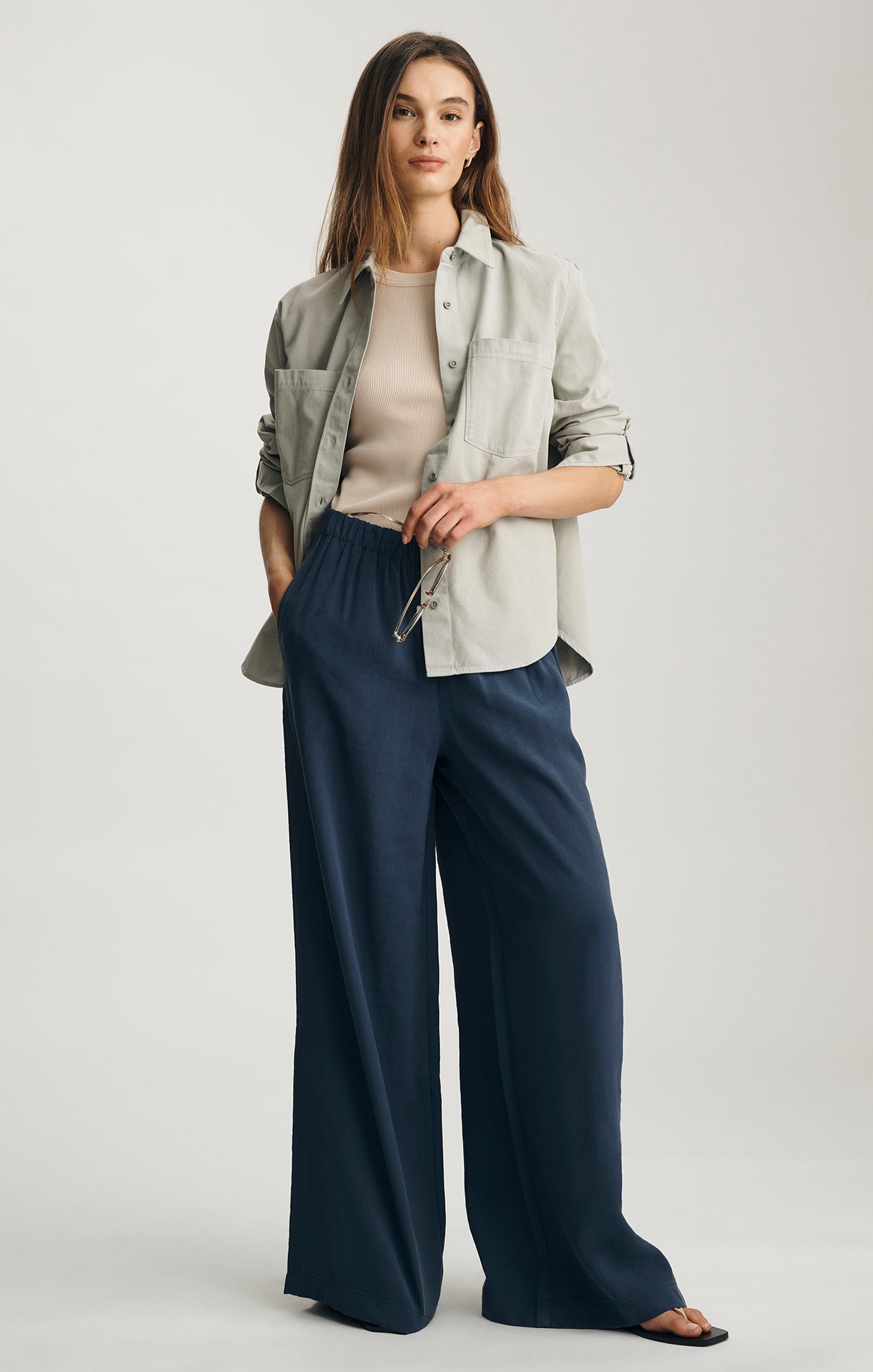 UTILITY SHIRT IN SEAGRASS - Mavi Jeans