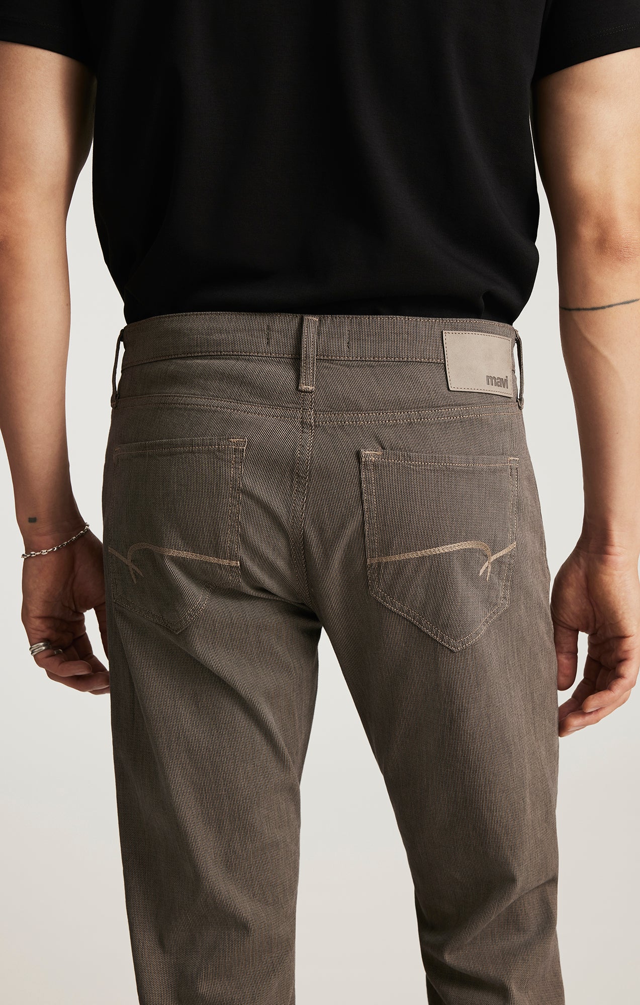JAKE SLIM LEG IN BRINDLE STRIPE - Mavi Jeans