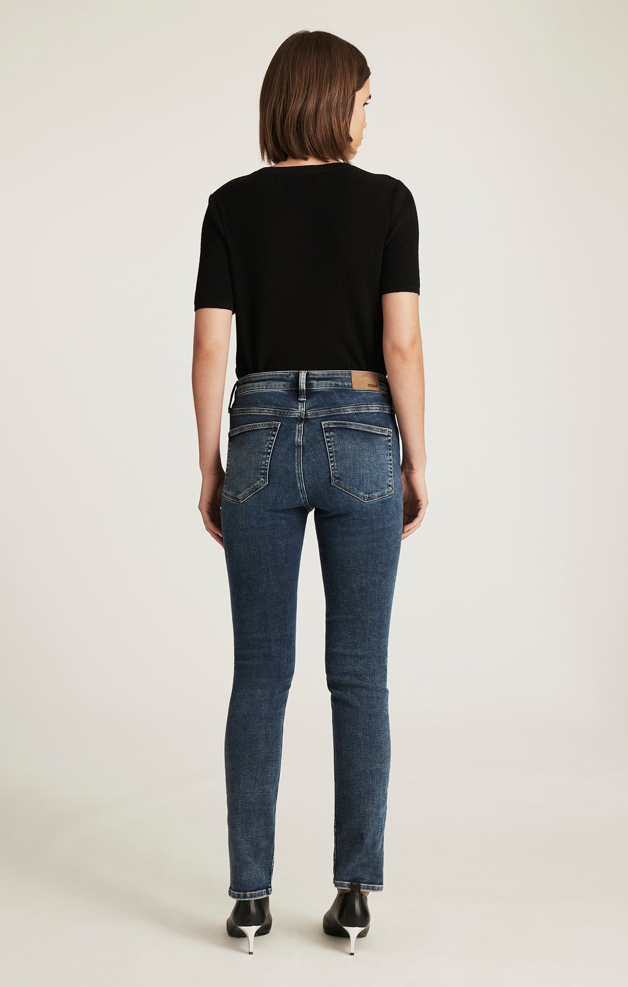 KATHLEEN SLIM BOYFRIEND IN USED BRUSHED FEATHER BLUE - Mavi Jeans