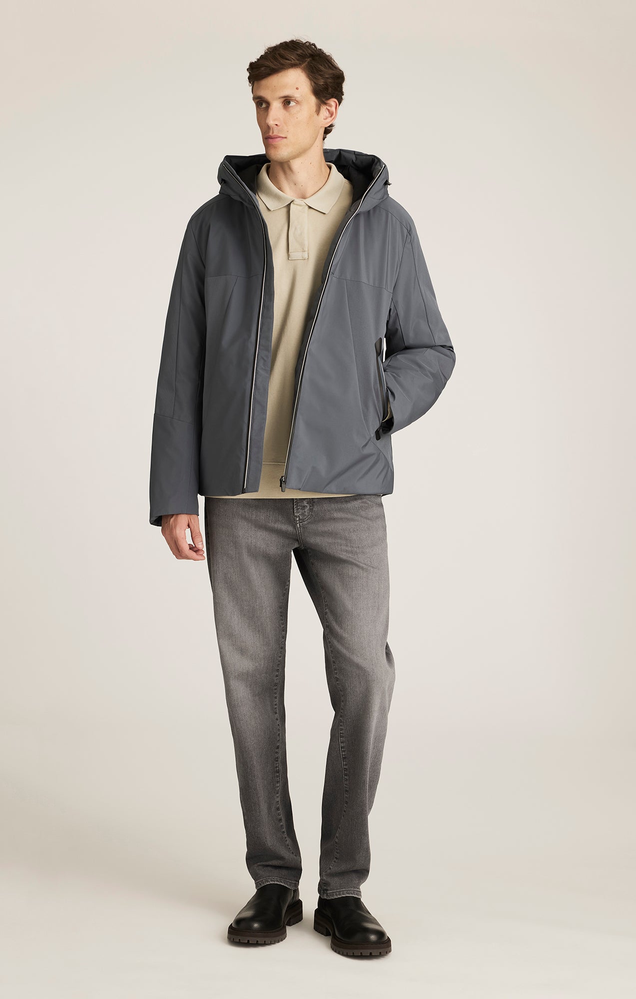 HOODED PARKA IN TURBULENCE - Mavi Jeans