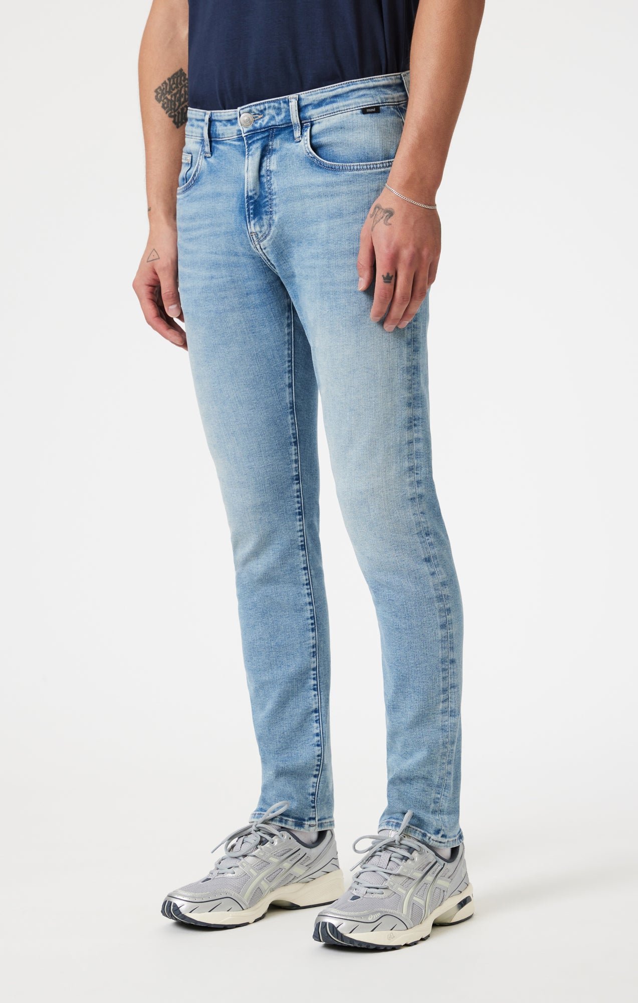JAKE SLIM LEG IN LIGHT USED FEATHER BLUE - Mavi Jeans