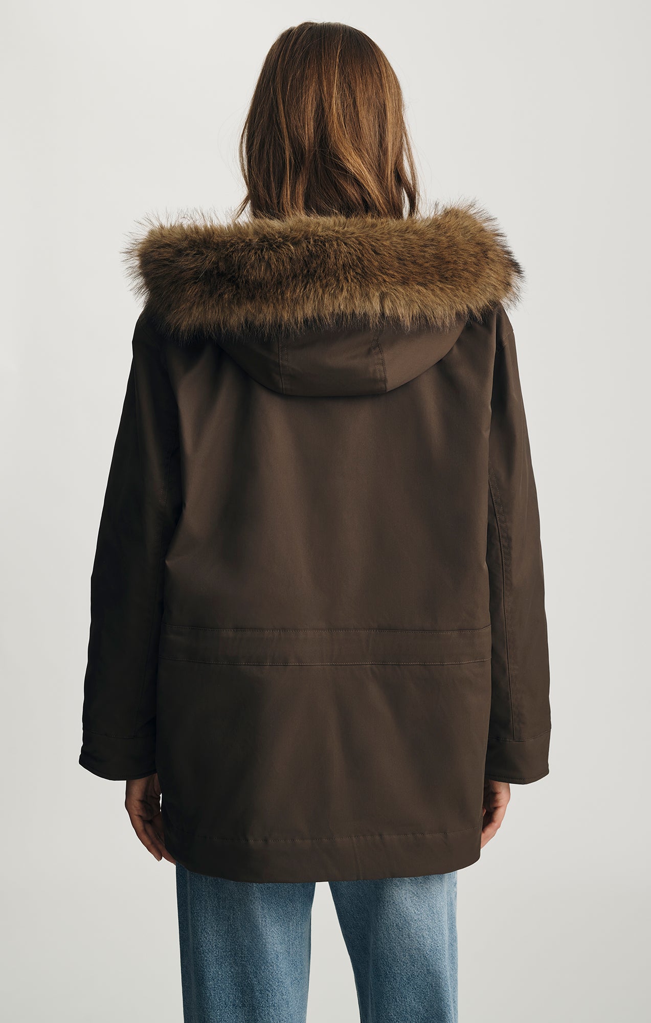 HOODED PARKA IN WREN - Mavi Jeans