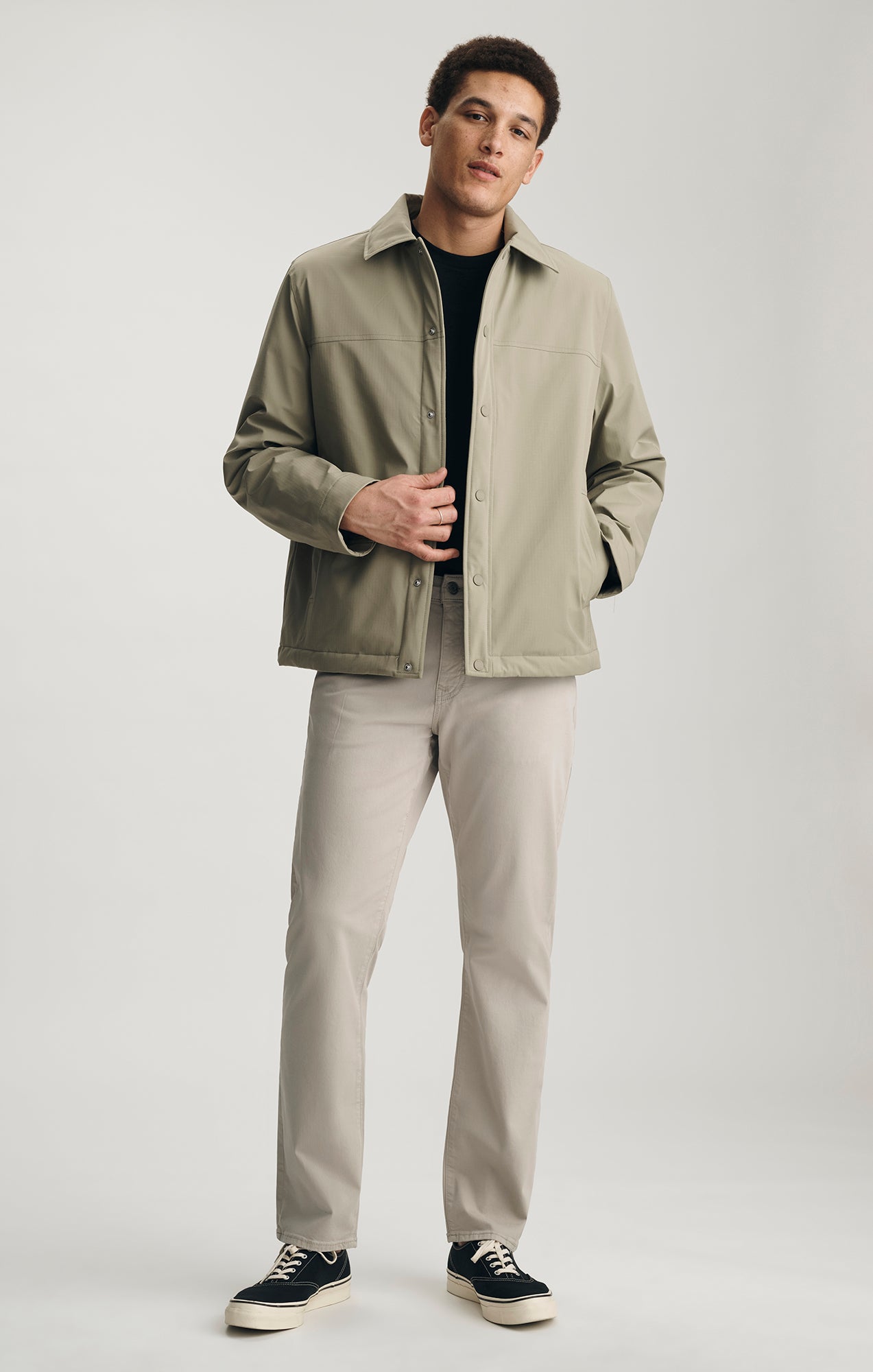 PADDED COACHES JACKET IN OVERLAND TREK - Mavi Jeans