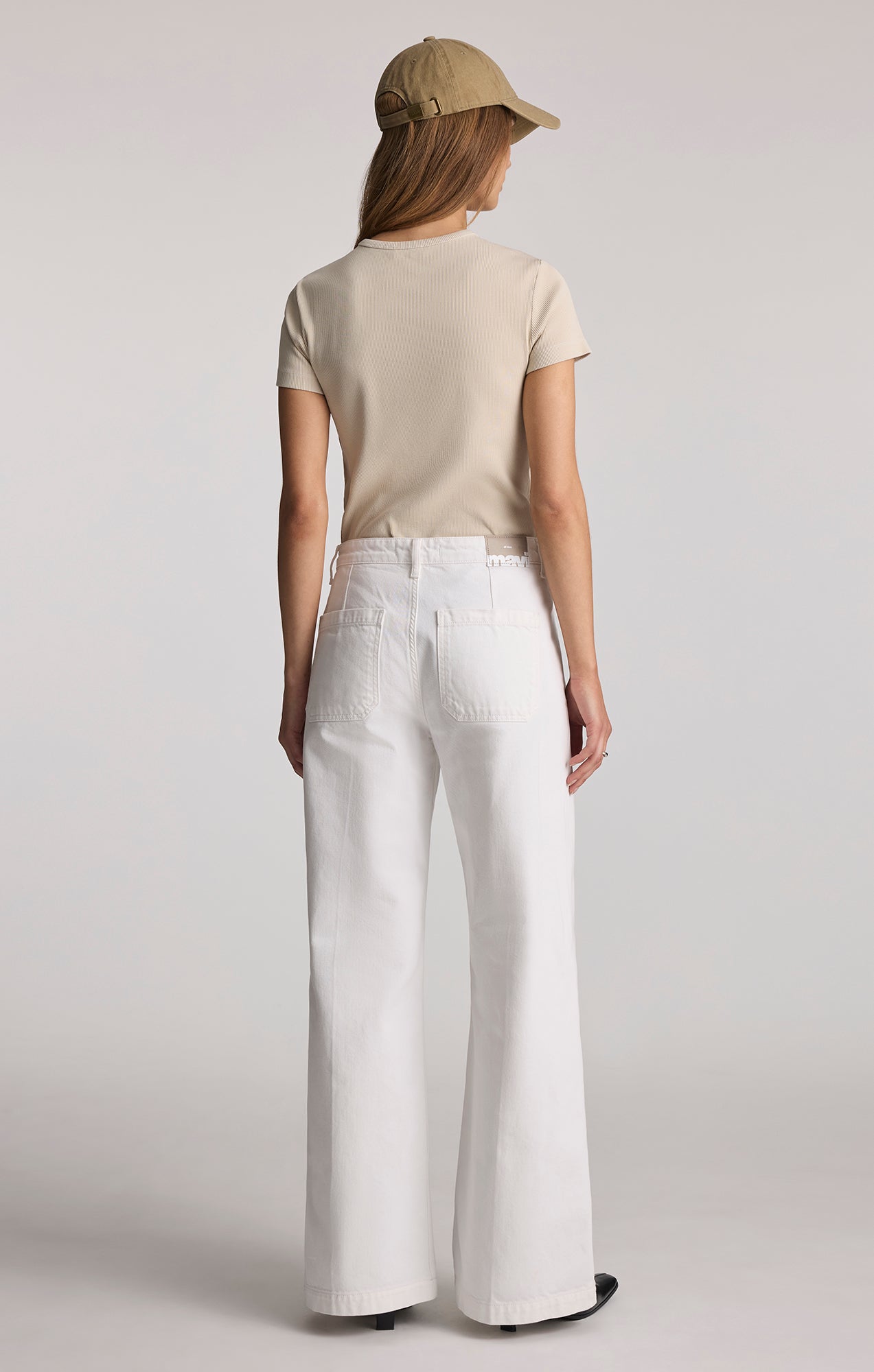 CHRISTINE WIDE LEG IN WHITE CLASSIC DENIM - Mavi Jeans