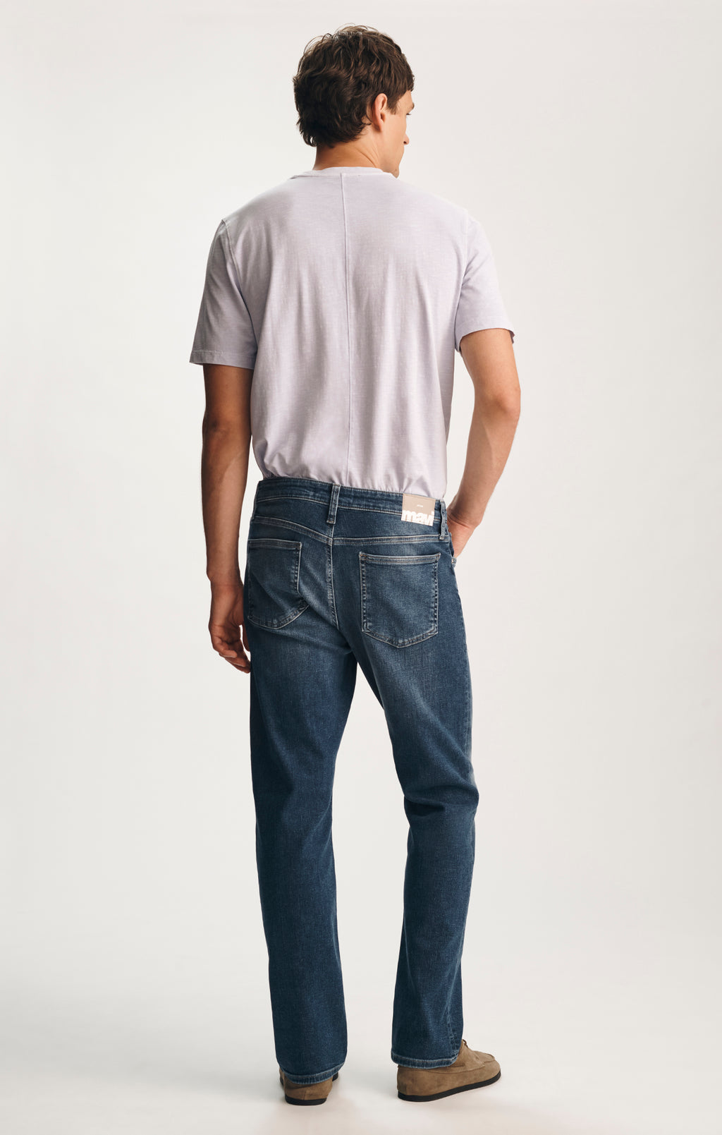 ZACH STRAIGHT LEG IN MID USED BRUSHED CLASSIC VINTAGE - Mavi Jeans