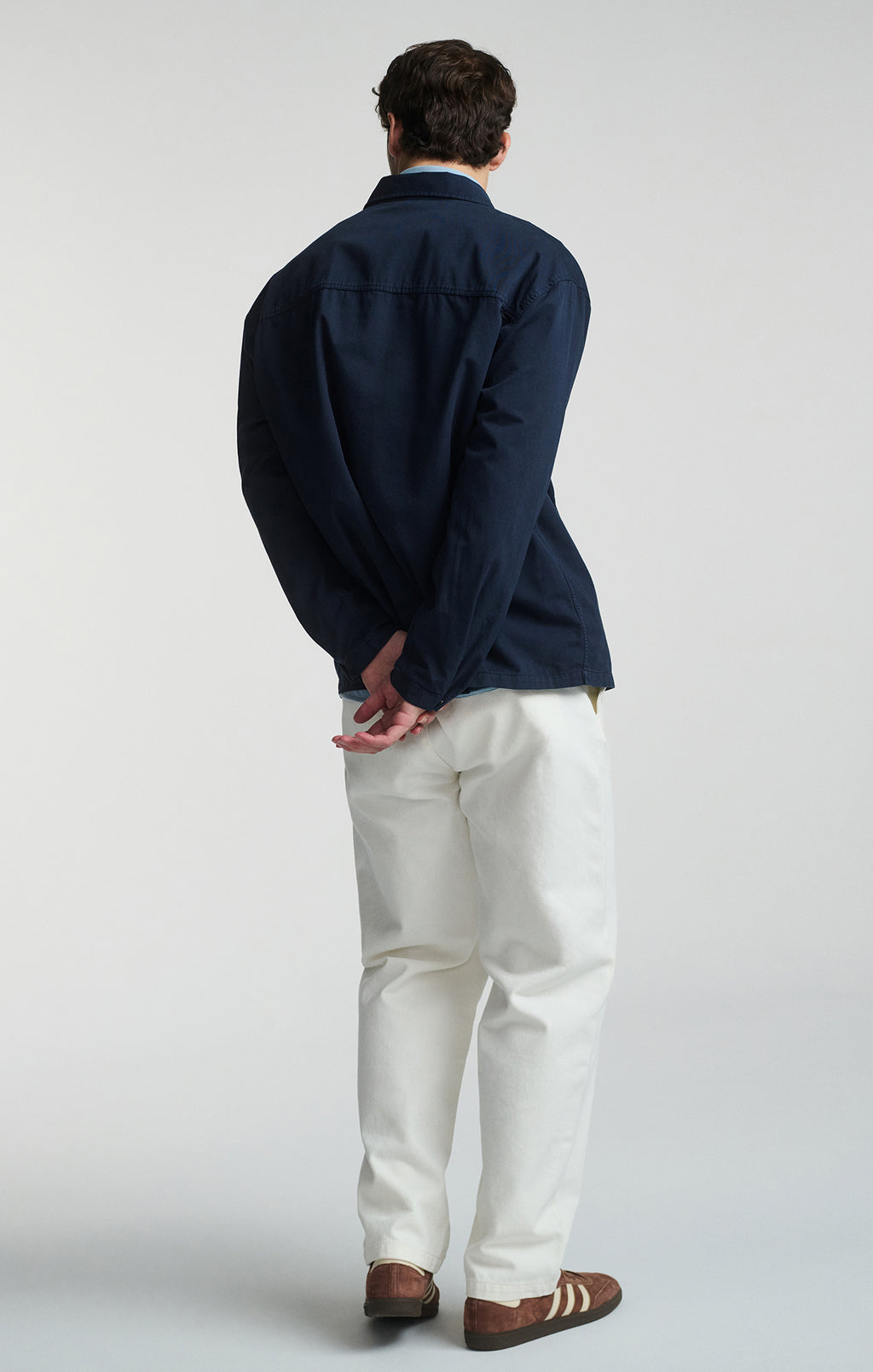 DOUBLE POCKET OVERSHIRT IN BLACK IRIS - Mavi Jeans