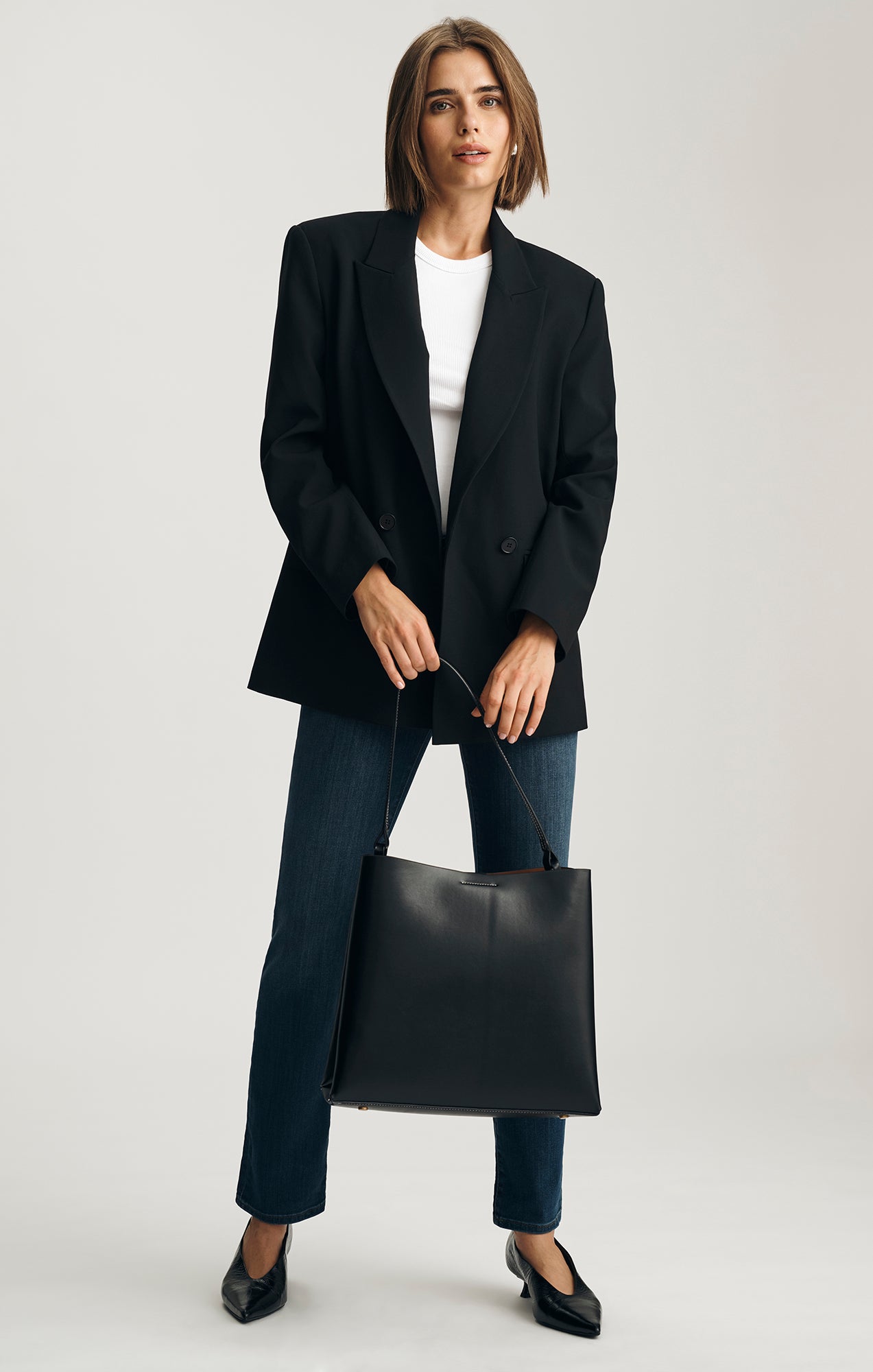 BLAZER JACKET IN BLACK