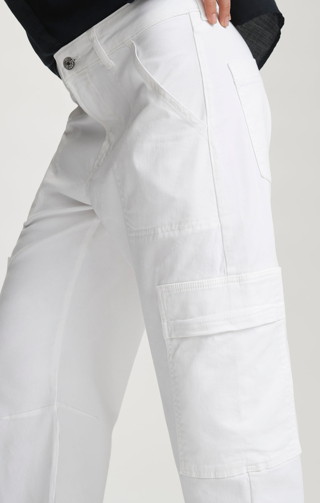 Pantalon cargo da donna n verde olva con botton Mcq, Orologo Pantalon cargo da donna n verde olva con botton Mcq, Orologo
