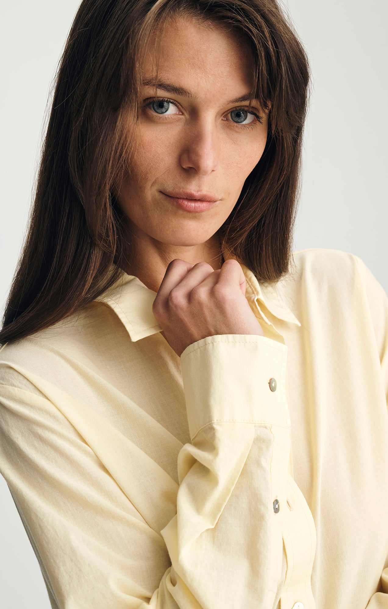 LONG SLEEVE BUTTON-UP SHIRT IN SUNLIGHT - Mavi Jeans