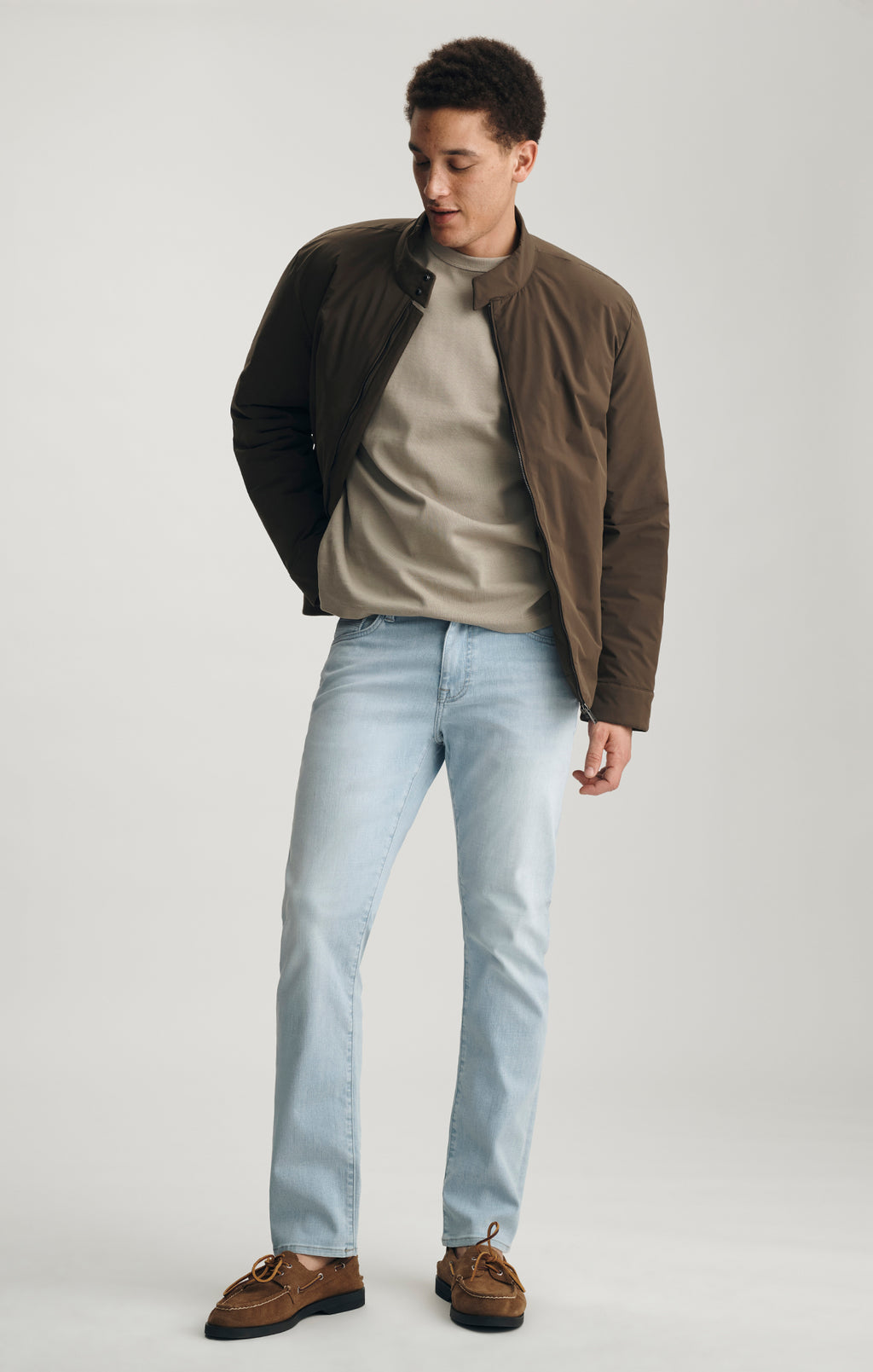 ZACH STRAIGHT LEG IN BLEACHED ORGANIC VINTAGE - Mavi Jeans