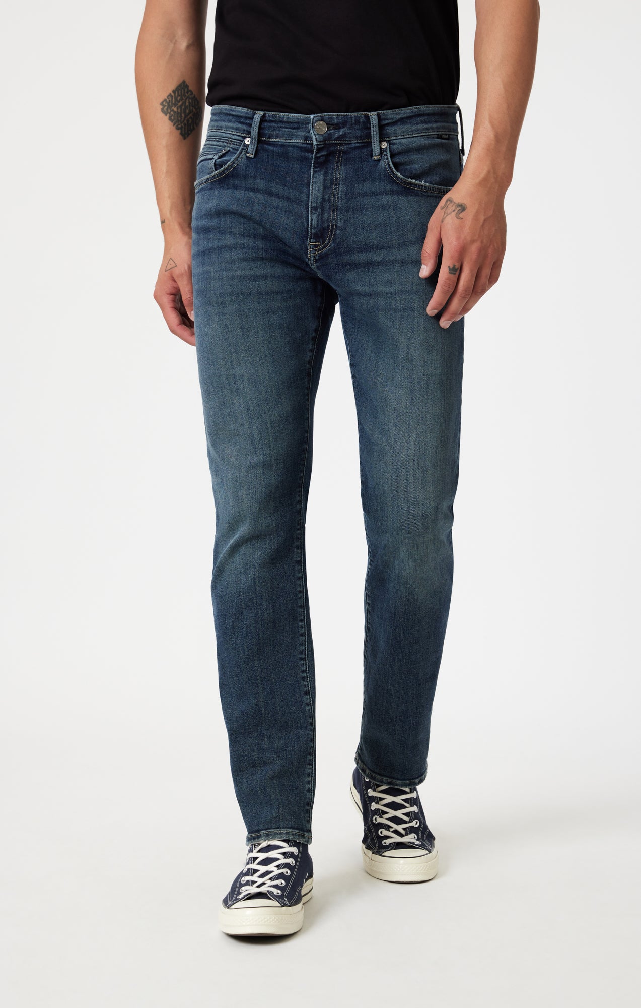 Mavi Men's Jake Slim Leg In Dark Used Organic Vintage