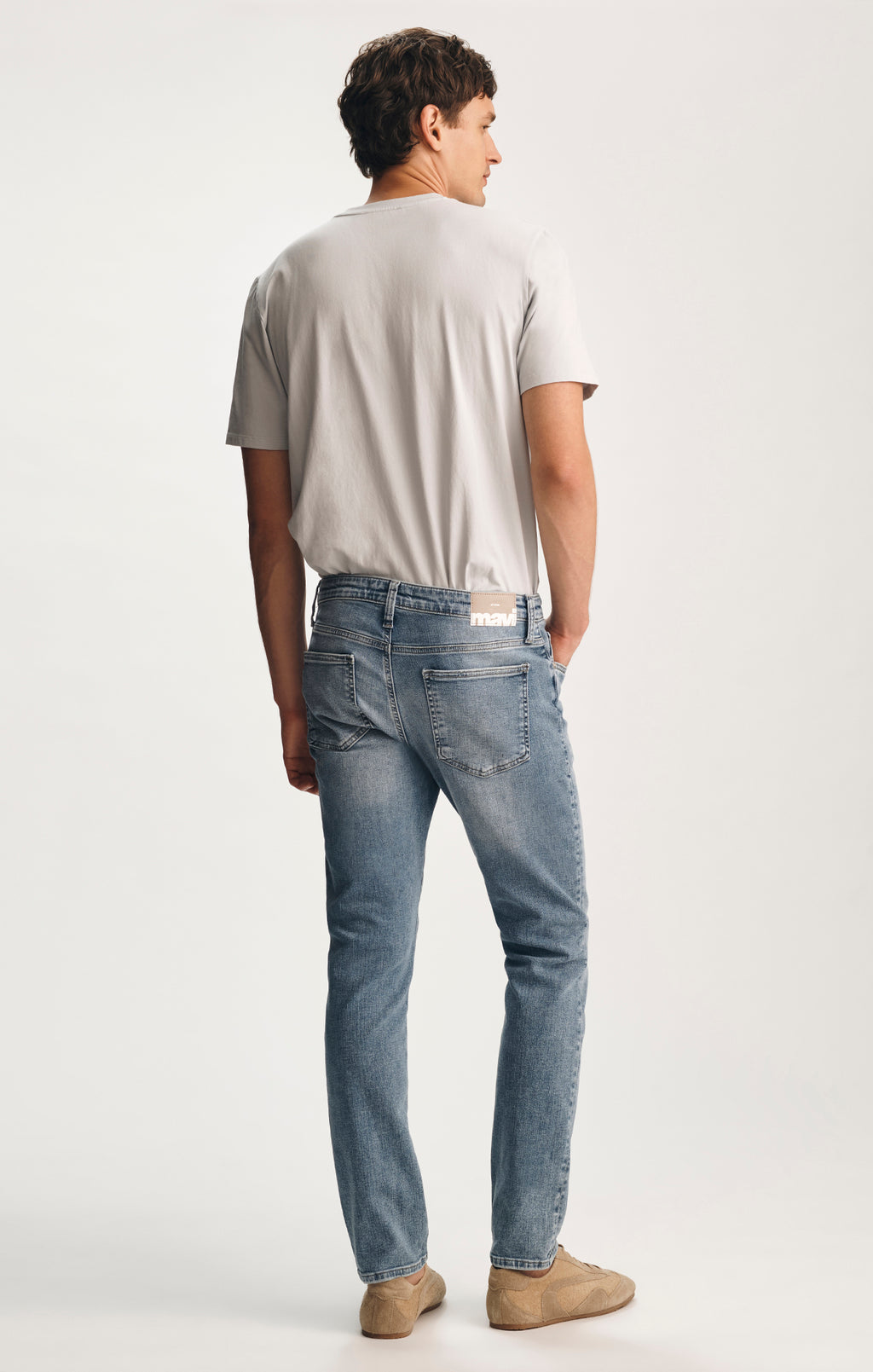 JAKE SLIM LEG IN MID BRUSHED CLASSIC VINTAGE - Mavi Jeans