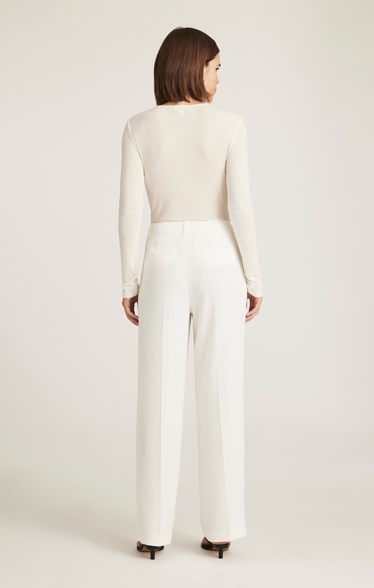 EDITION STRAIGHT LEG PANTS IN COCONUT MILK