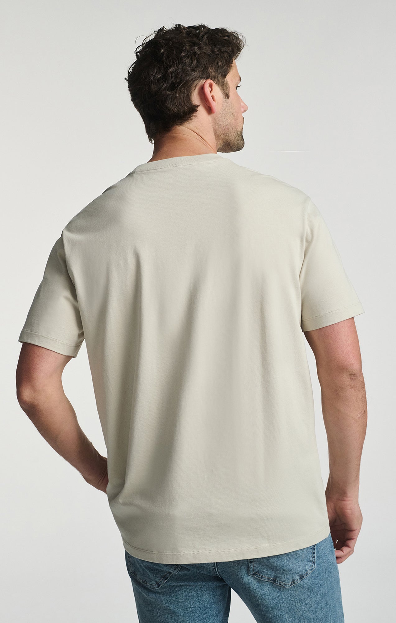 BASIC SHORT SLEEVE T-SHIRT IN MOONSTRUCK - Mavi Jeans