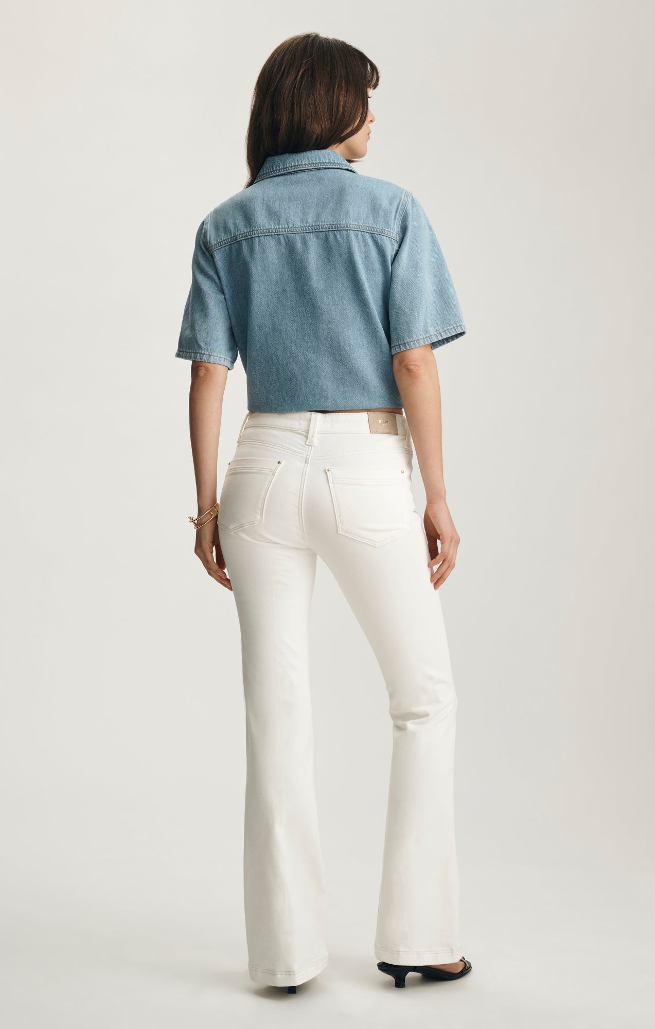SYDNEY FLARE IN OFF WHITE GOLD PREMIUM - Mavi Jeans