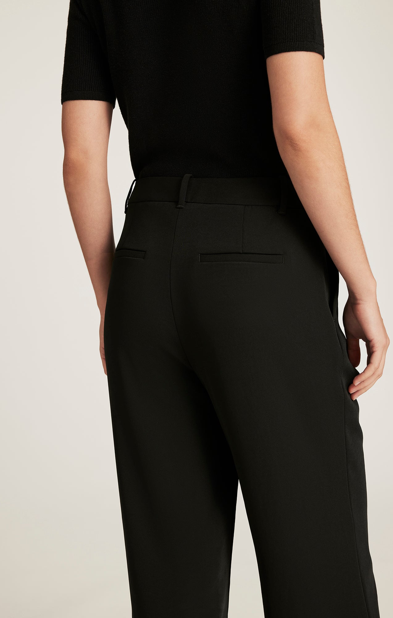Mavi Women's Edition Straight Leg Pants In Black – Mavi Jeans