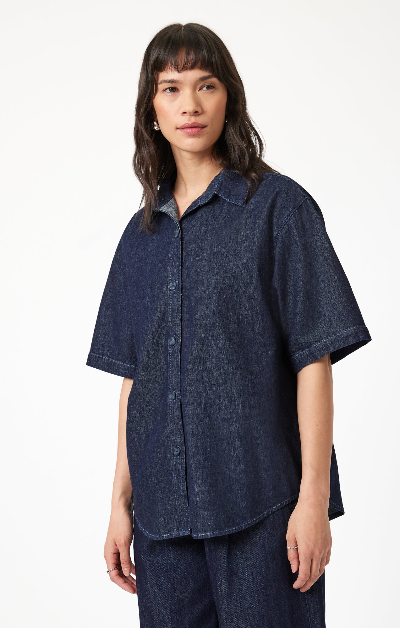 Mavi Women's Deva Shirt In Rinse Denim – Mavi Jeans