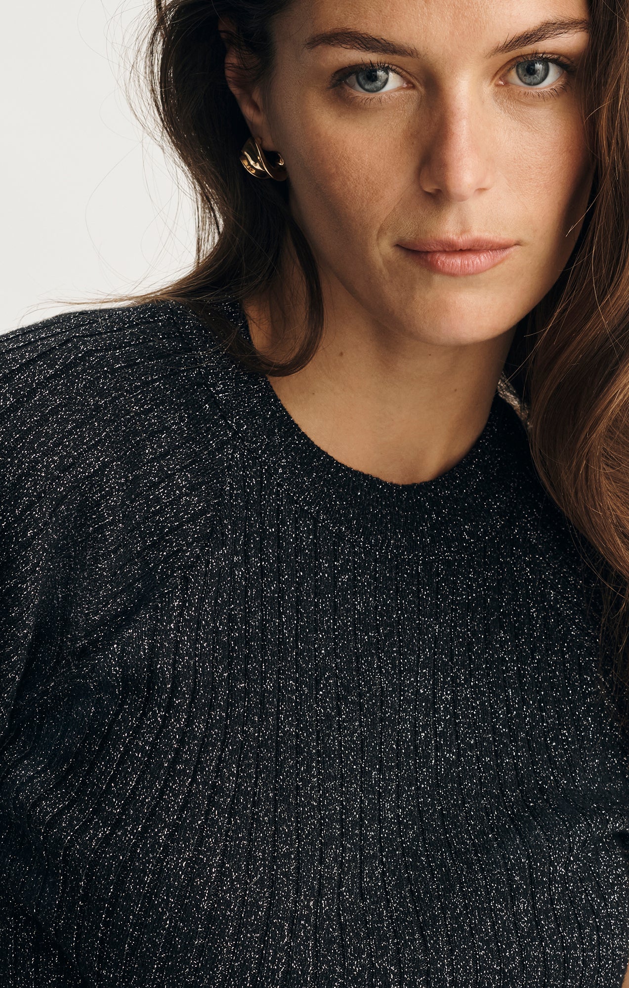 Mavi Women's Short Sleeve Crew Neck Sweater In Black – Mavi Jeans