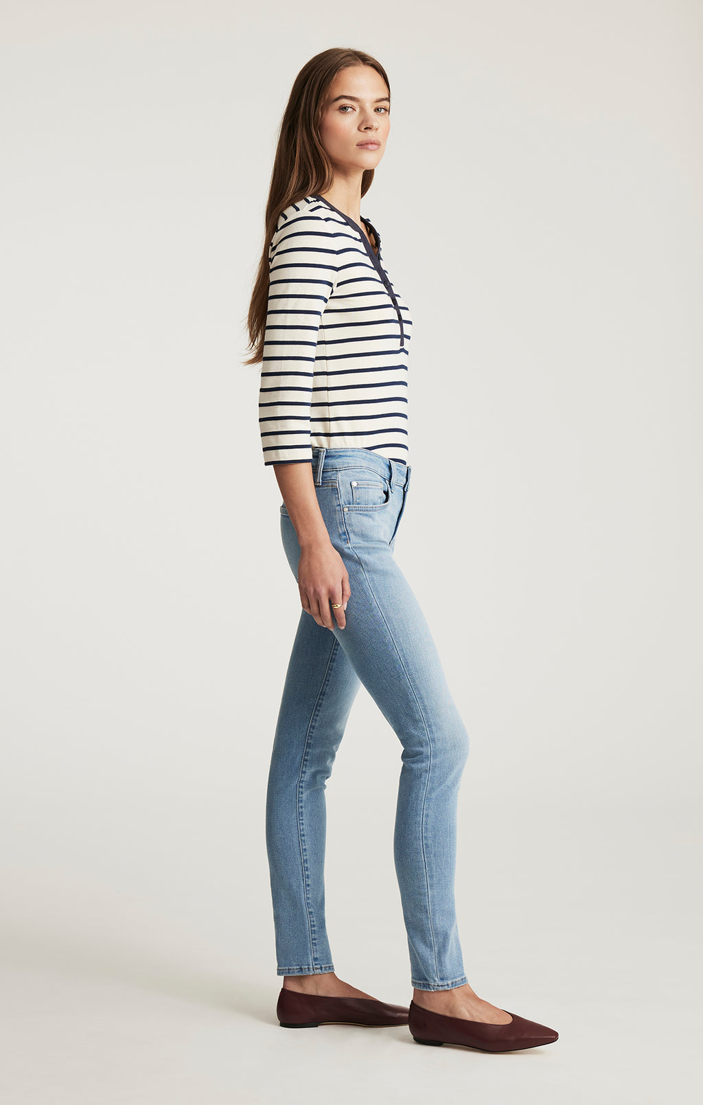 ALEXA SKINNY IN BLEACHED TRIBECA - Mavi Jeans
